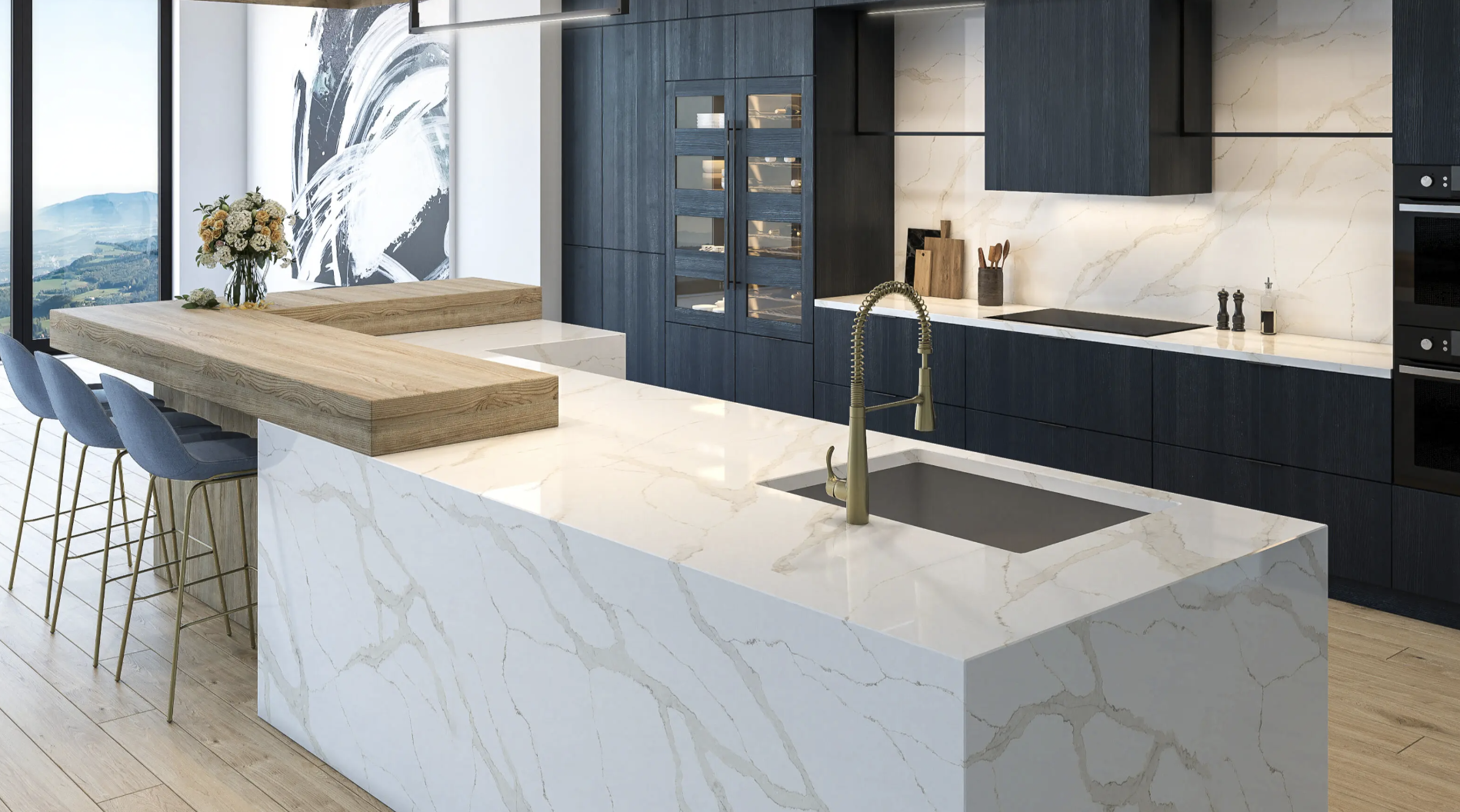 Valla quartz installation
